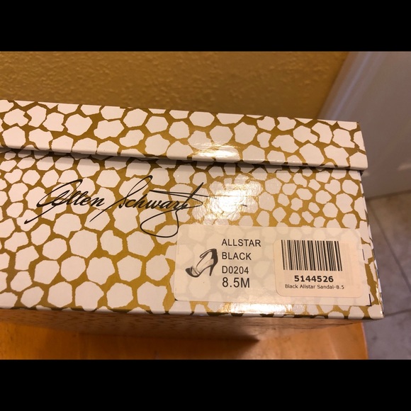 NIB ABS Allstar Black Satin Heels - Picture 6 of 10